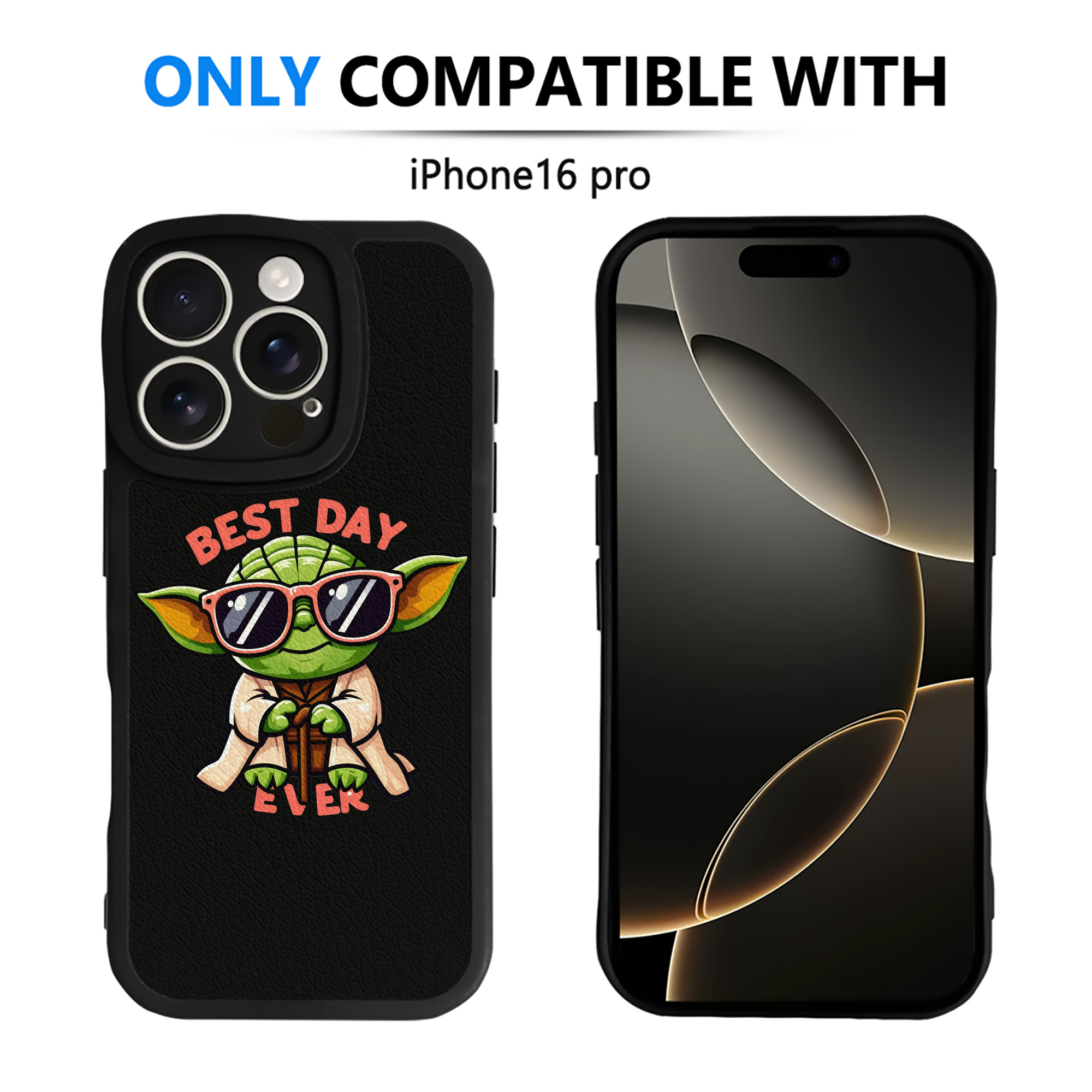 （画像用） スター・ウォーズ Star Wars 【iPhone 16シリーズ対応】シリコンスマホケース（レザー調） 材質：シリコン